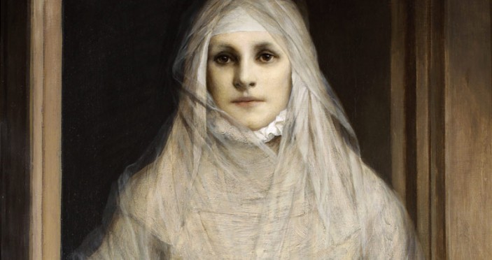 Gabriel von Max - The White Woman