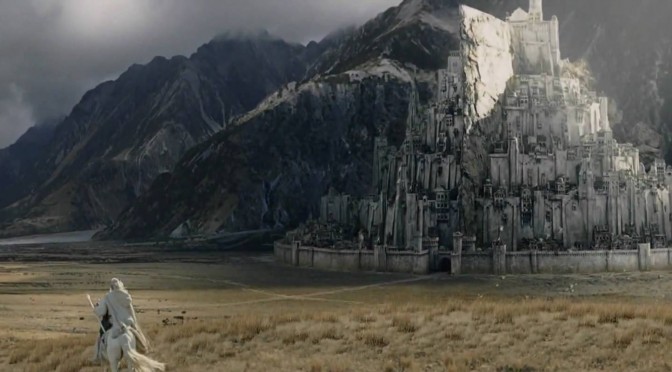 La ville de Minas Tirith dans Le Retour du Roi (film de 2003).