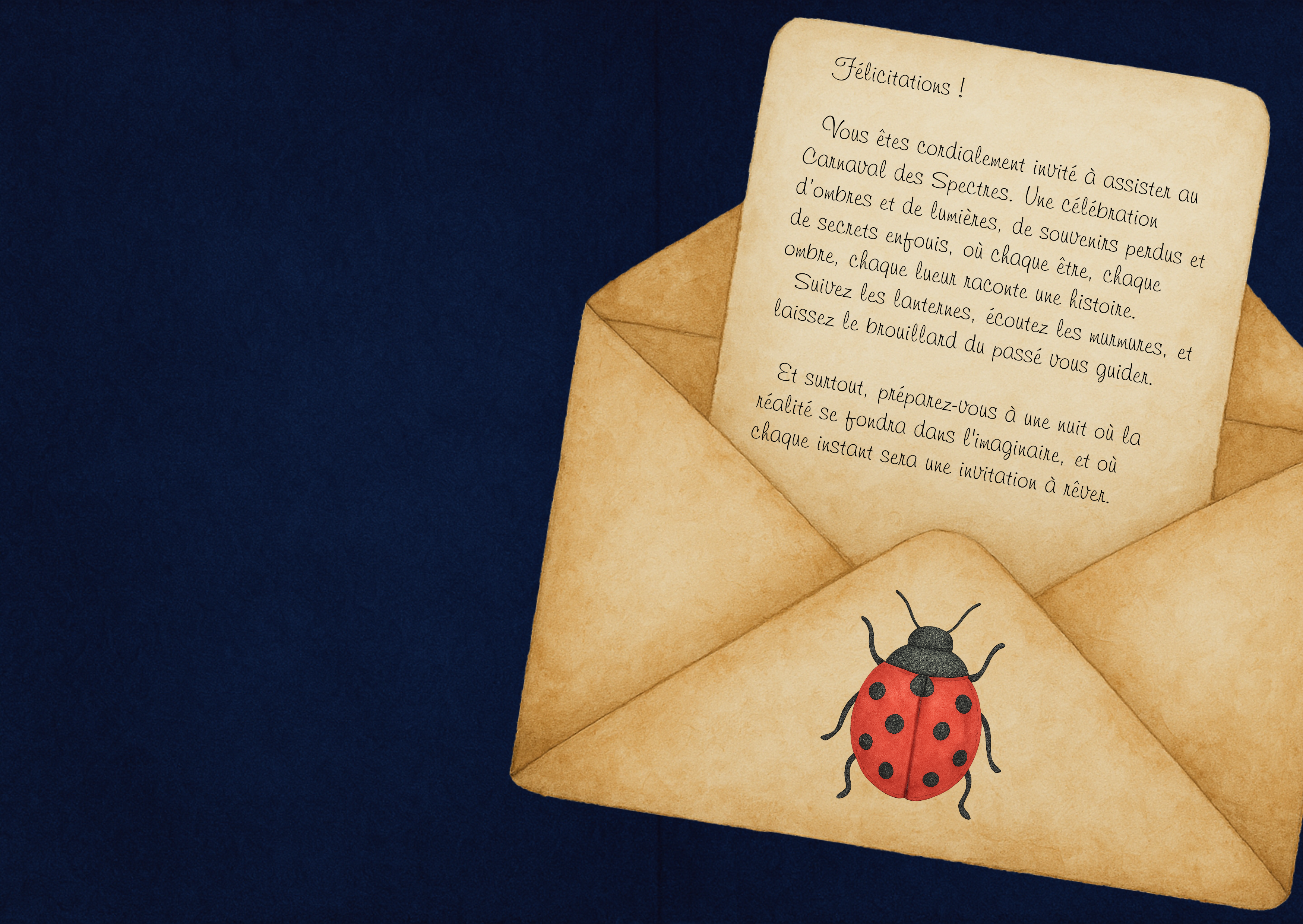 Aperçu intérieur — Lettre d'invitation